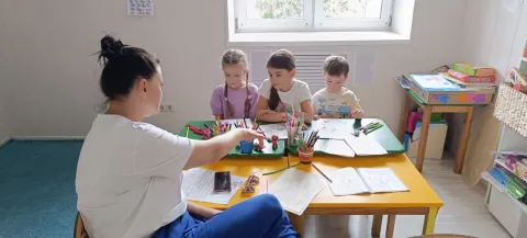 Занятие с раскрасками